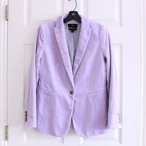 J. Crew Parke Blazer In Velvet Purple Smoky Wisteria